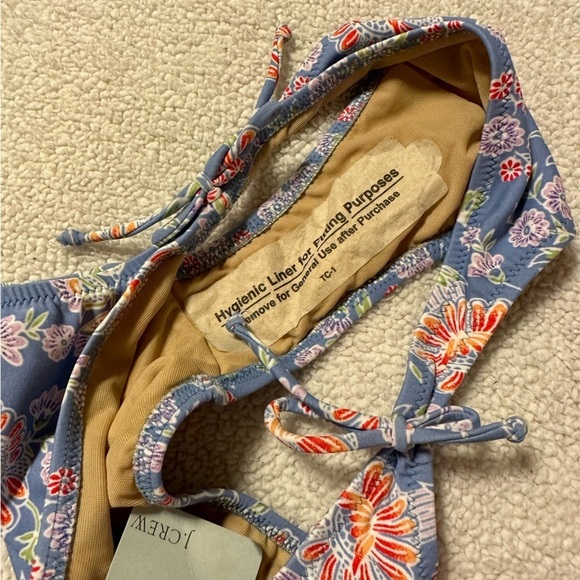 J.Crew Hipster Tie Bikini Bottoms Periwinkle Floral Print - Picture 8 of 8